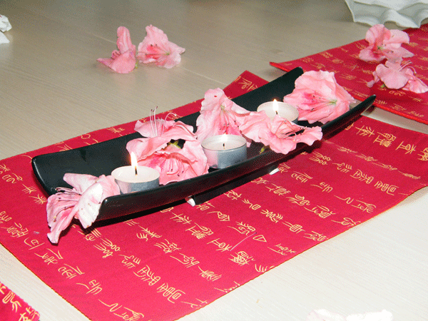 bdscf0890 Déco de table du repas chinois.